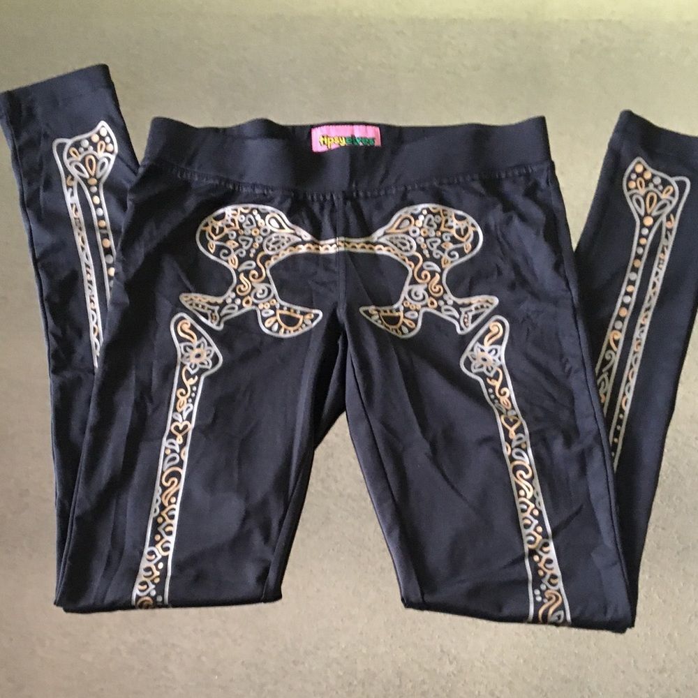 Tipsy Elves Skeleton Leggings - Picture 4 of 6